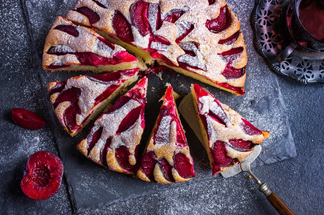 torta con le prugne