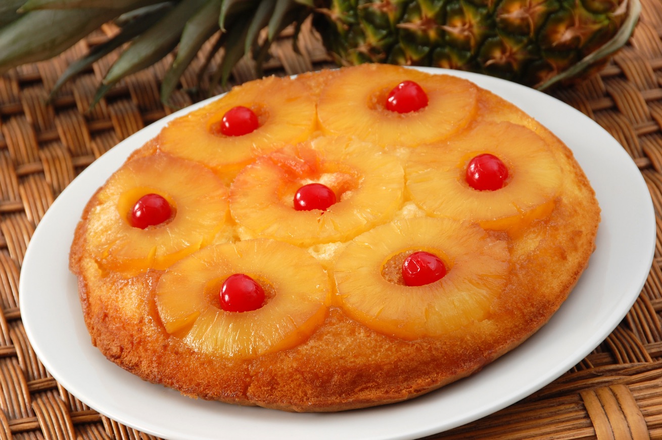 torta rovesciata all'ananas sciroppato