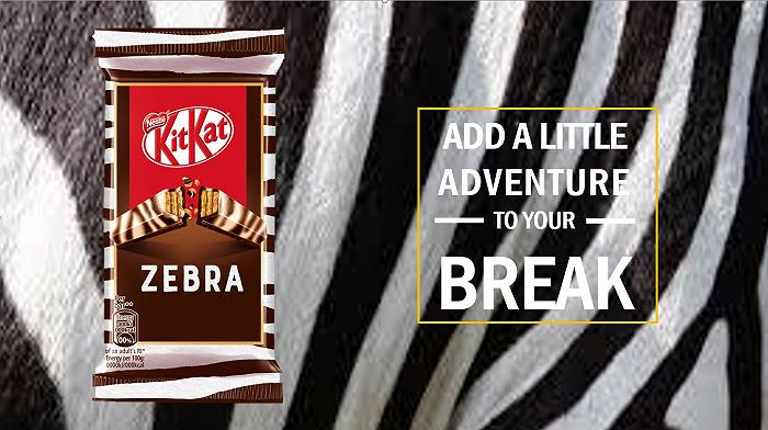 KitKat a strisce con l’edizione limitata “Zebra”