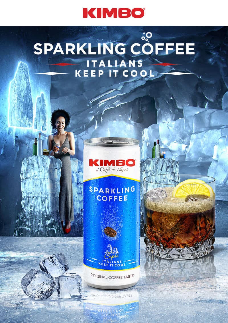 Kimbo sparkling coffee caffè frizzante