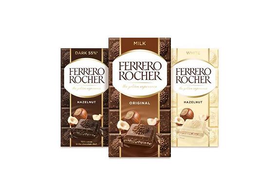 Ferrero Rocher diventa una tavoletta di cioccolato