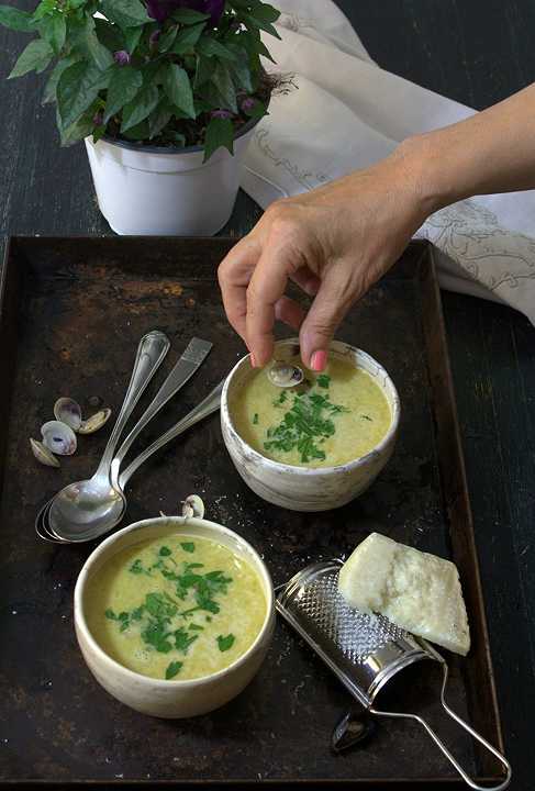 Zuppa di cozze vongole e patate