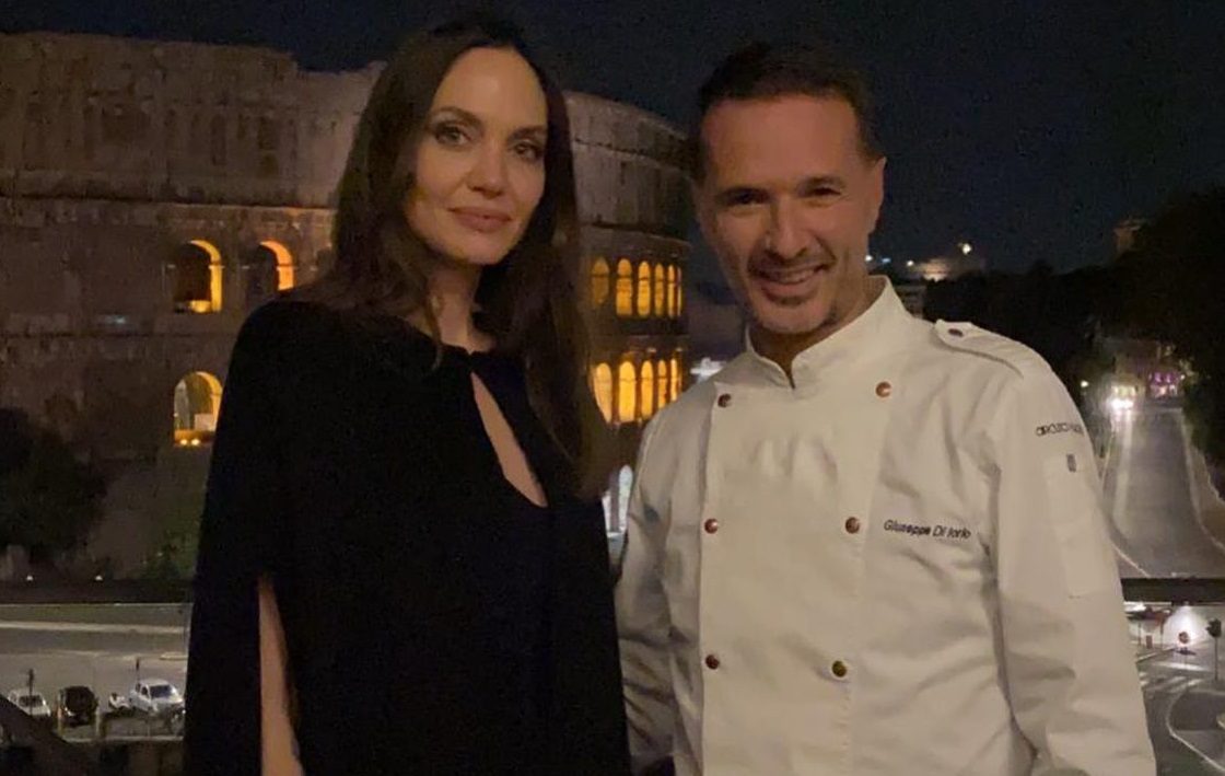 Angelina Jolie a cena al ristorante stellato Aroma di Roma: il menu