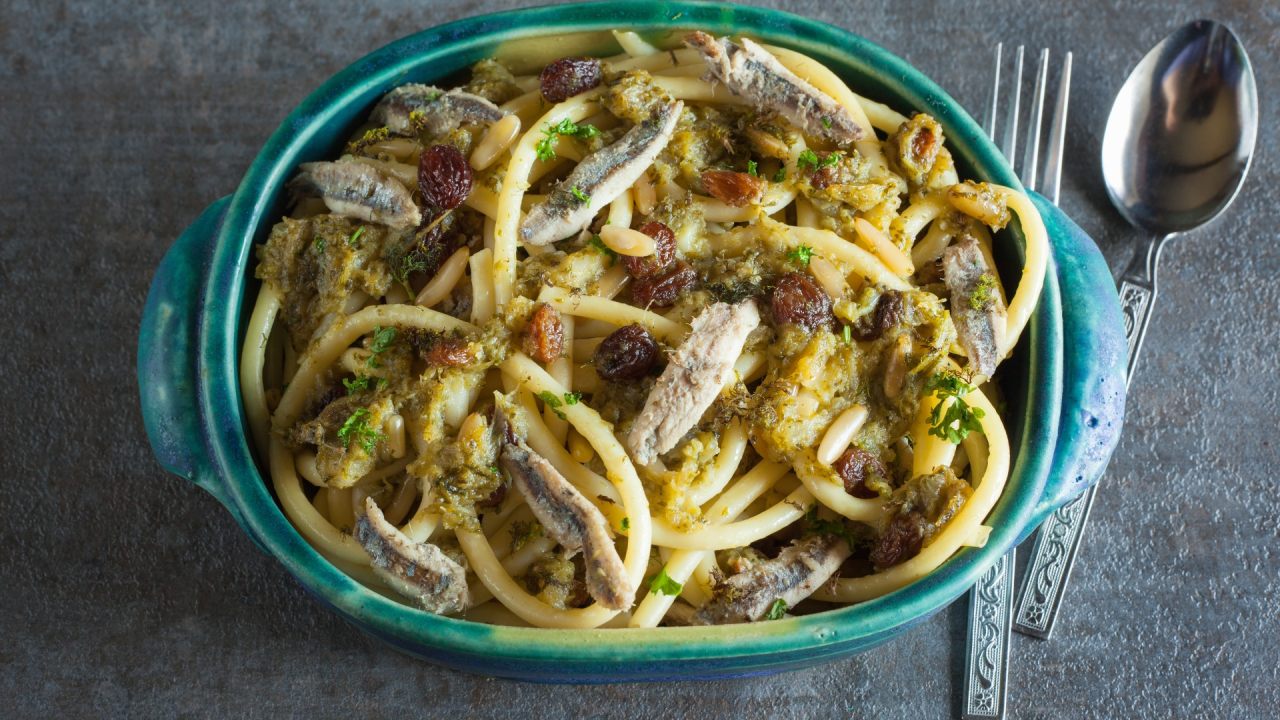 pasta con le sarde alla trapanese