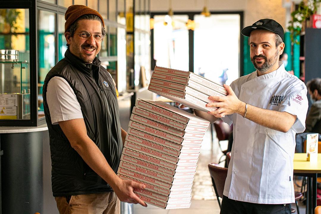 Berberé pizzeria: sui cartoni della pizza i numeri dei centri Antiviolenza per aiutare le donne