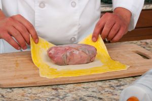 chiusura crosta filetto alla wellington