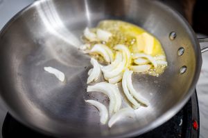 cipolla soffritta nel burro