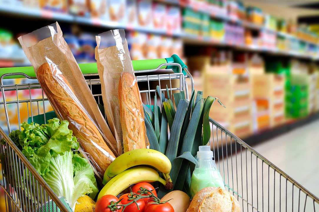 Alimenti: in Italia a gennaio prezzi in crescita del +4,8%
