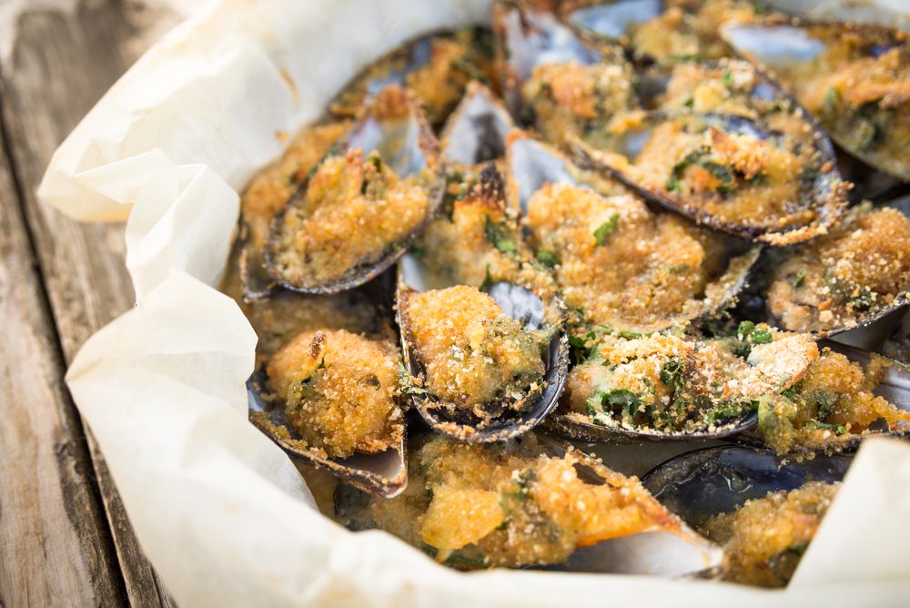 Cozze gratinate