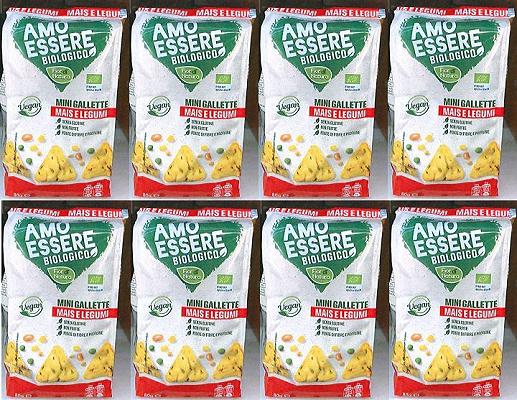 Mini gallette mais e legumi di Curti: richiamo per rischio allergeni