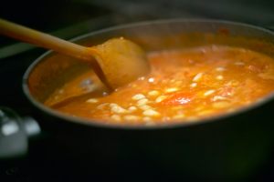 fagioli che cuociono