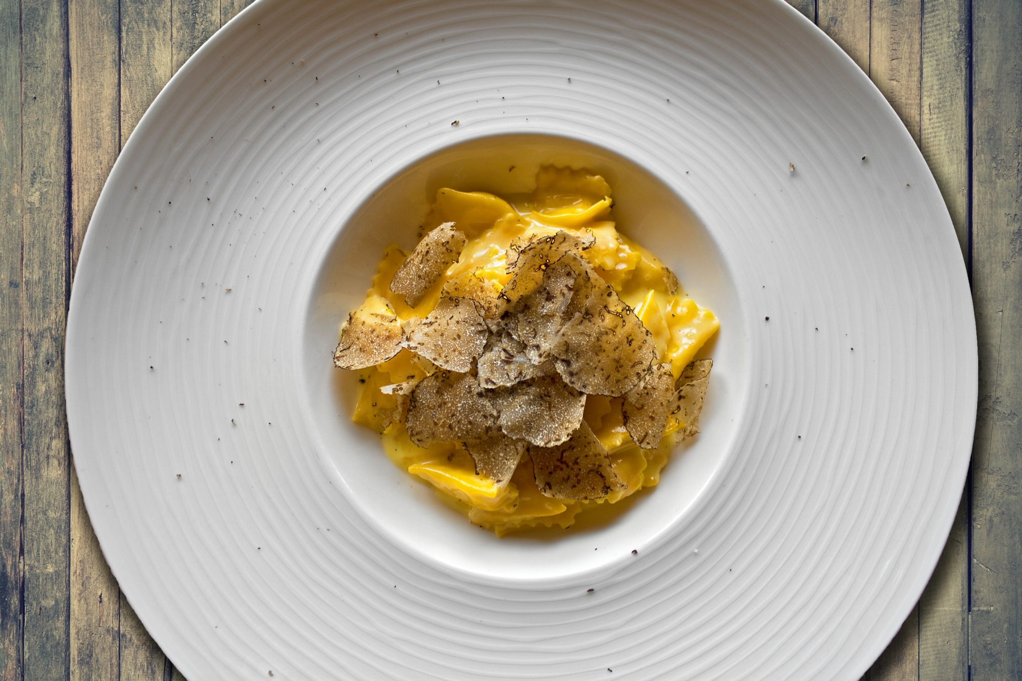 ravioli e tartufo