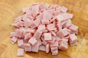 cubi di prosciutto cotto