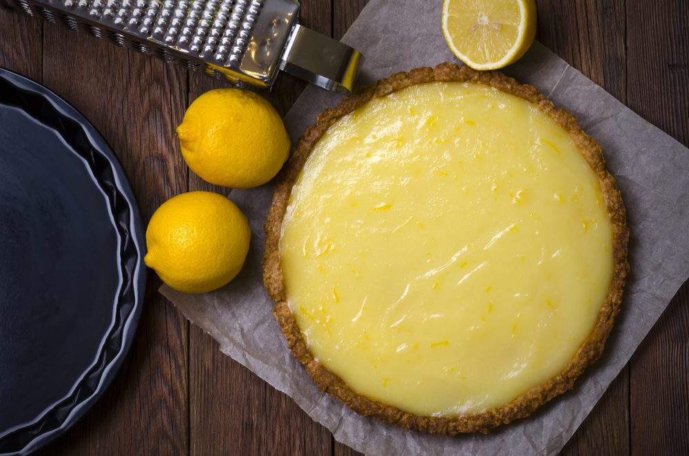 Crostata con crema pasticcera