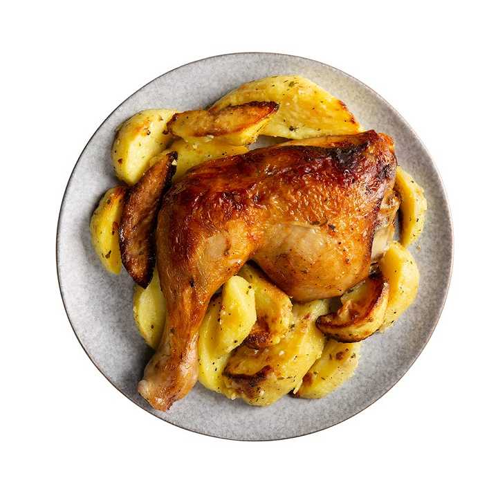 Sovracosce di pollo al forno con patate, la ricetta con la marinata