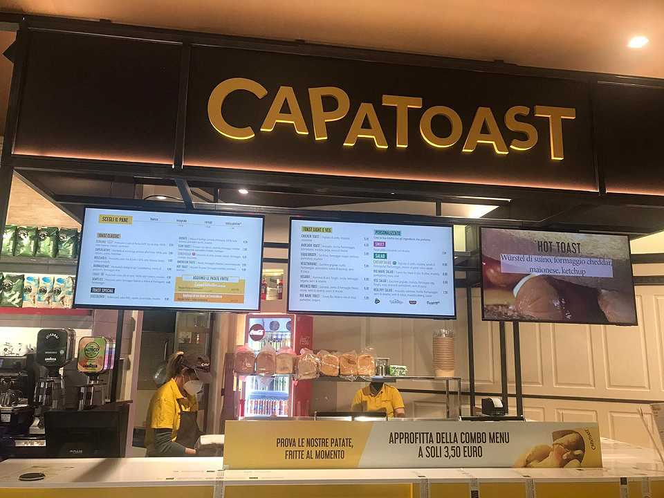 CapaToast apre un nuovo punto vendita a Porta di Roma