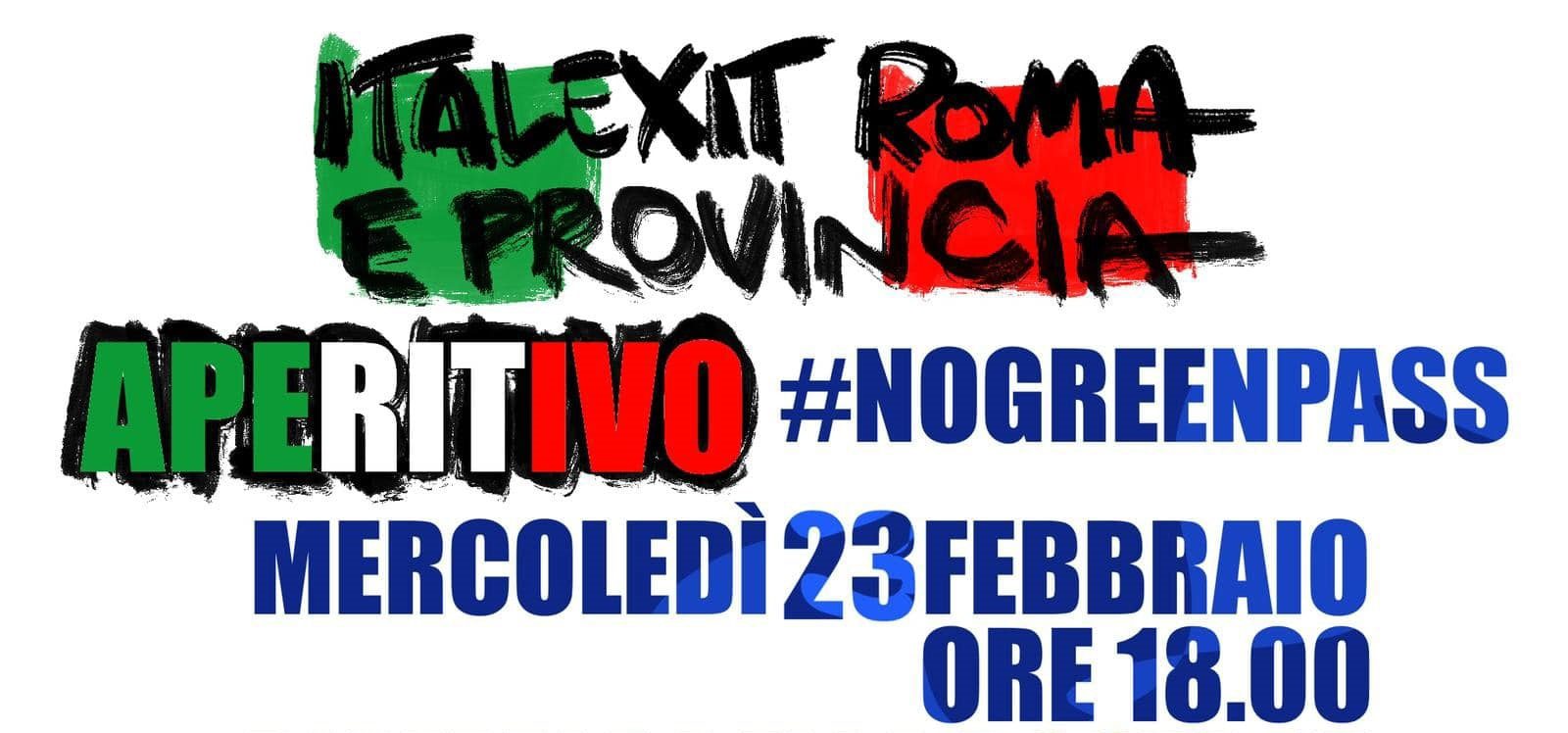 aperitivo no green pass roma