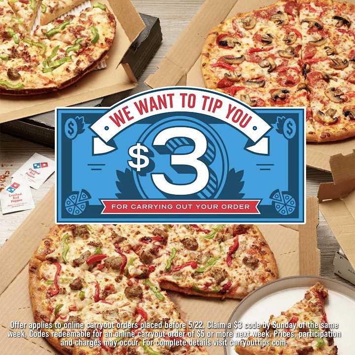 Domino’s Pizza paga i clienti disposti a ritirare gli ordini da soli