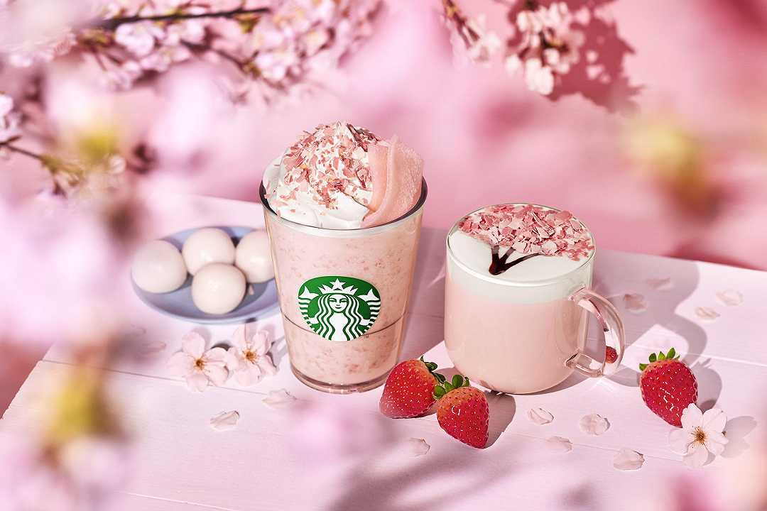 Starbucks, in Giappone una capsule collection celebra la fioritura dei ciliegi