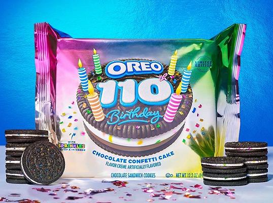 Oreo: per i 110 anni si regala un biscotto-torta ai confettini