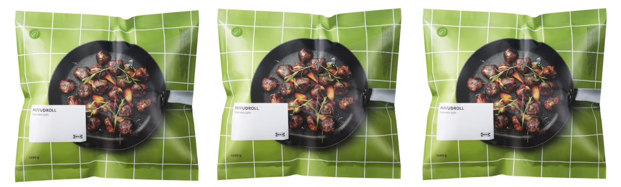 Ikea, Polpette vegetali surgelate Huvudroll: richiamo per rischio fisico