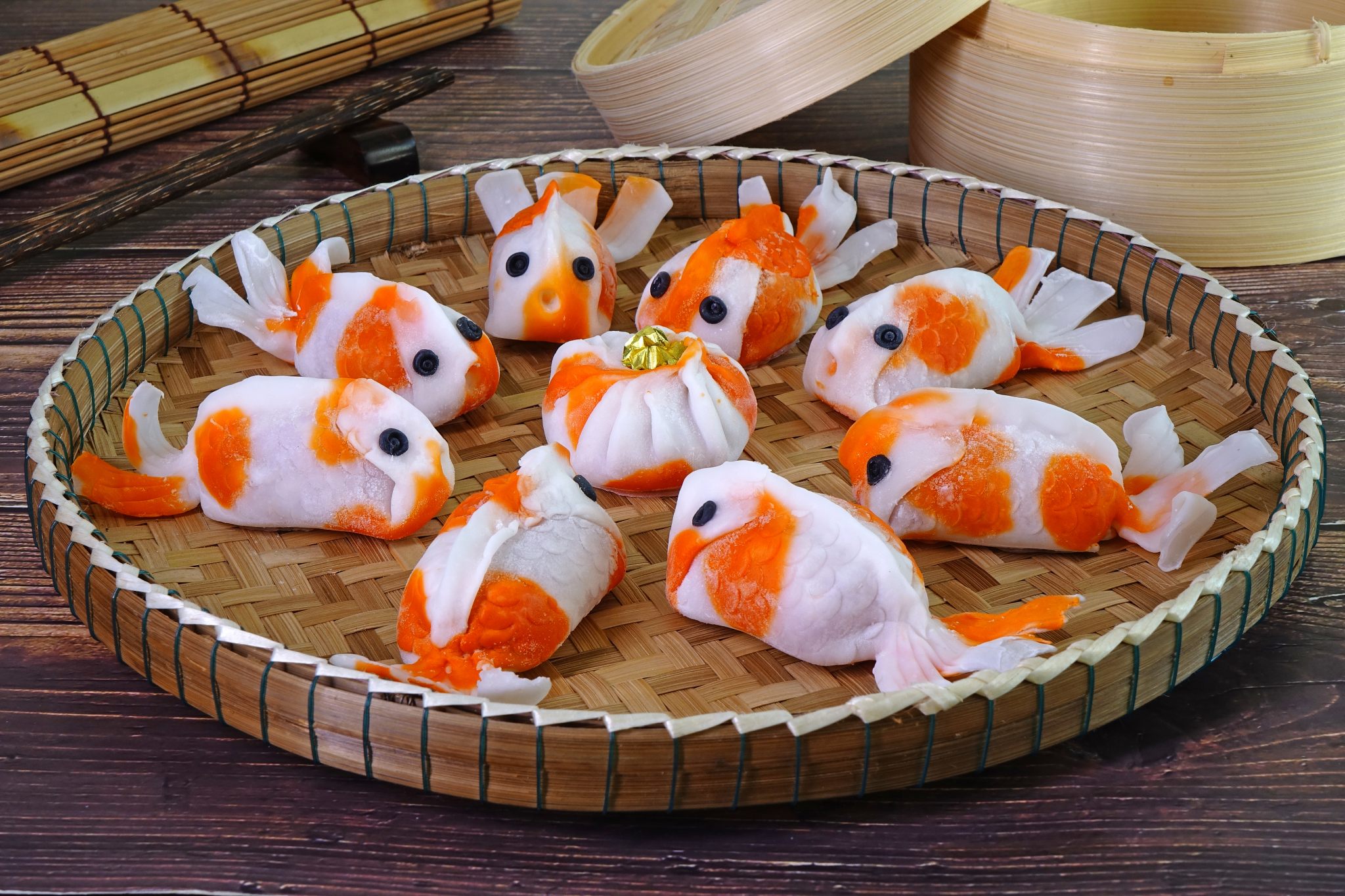 Capodanno cinese; goldfish