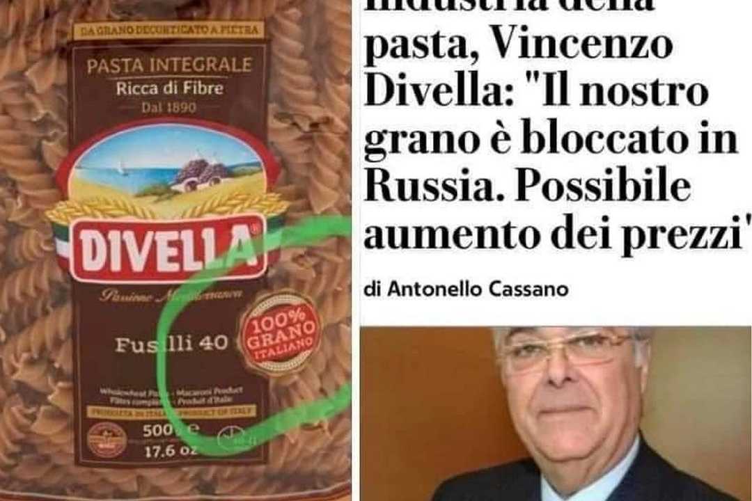 Pasta 100% italiana con grano russo? Vincenzo Divella smentisce la news virale