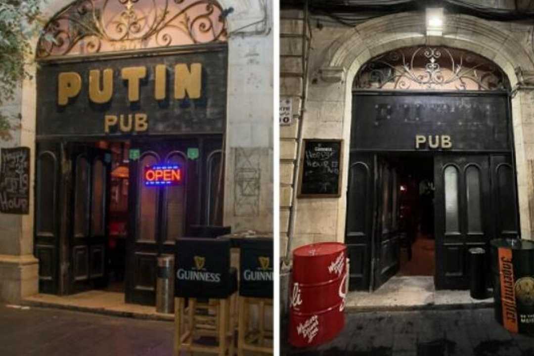 Ucraina: dopo l’attacco il Putin Pub di Gerusalemme rimane senza nome