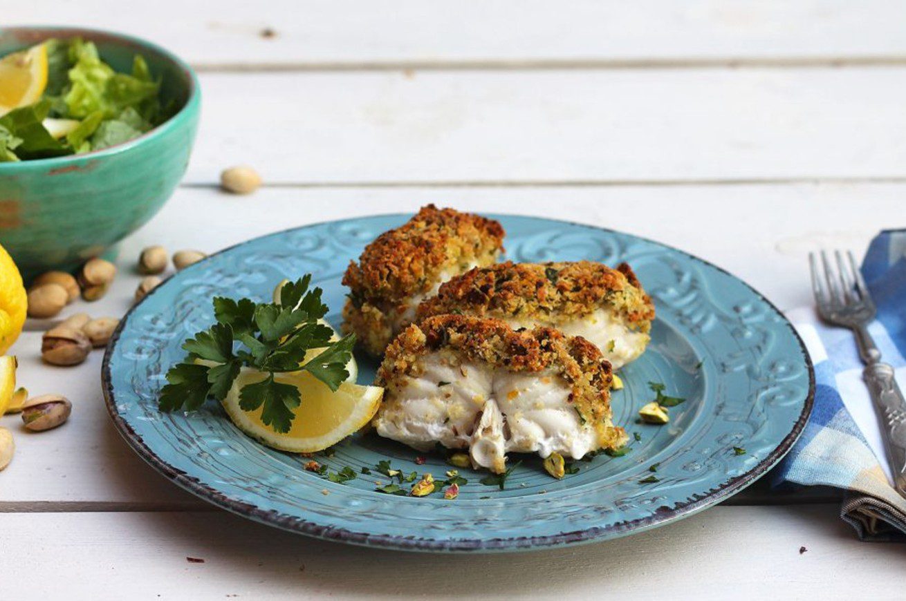 pesce crosta di pane
