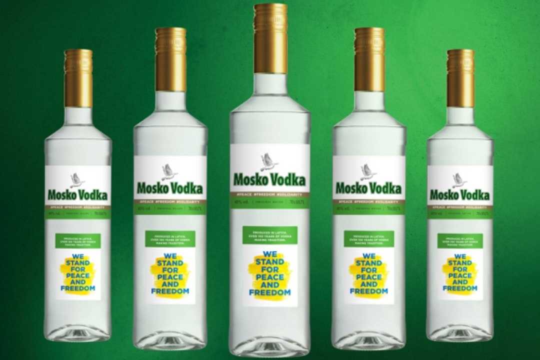 Vodka, Moskovskaya lancia una limited edition a supporto dell’Ucraina