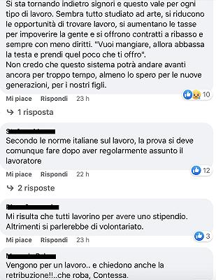 screenshot commenti gelateria san francesco