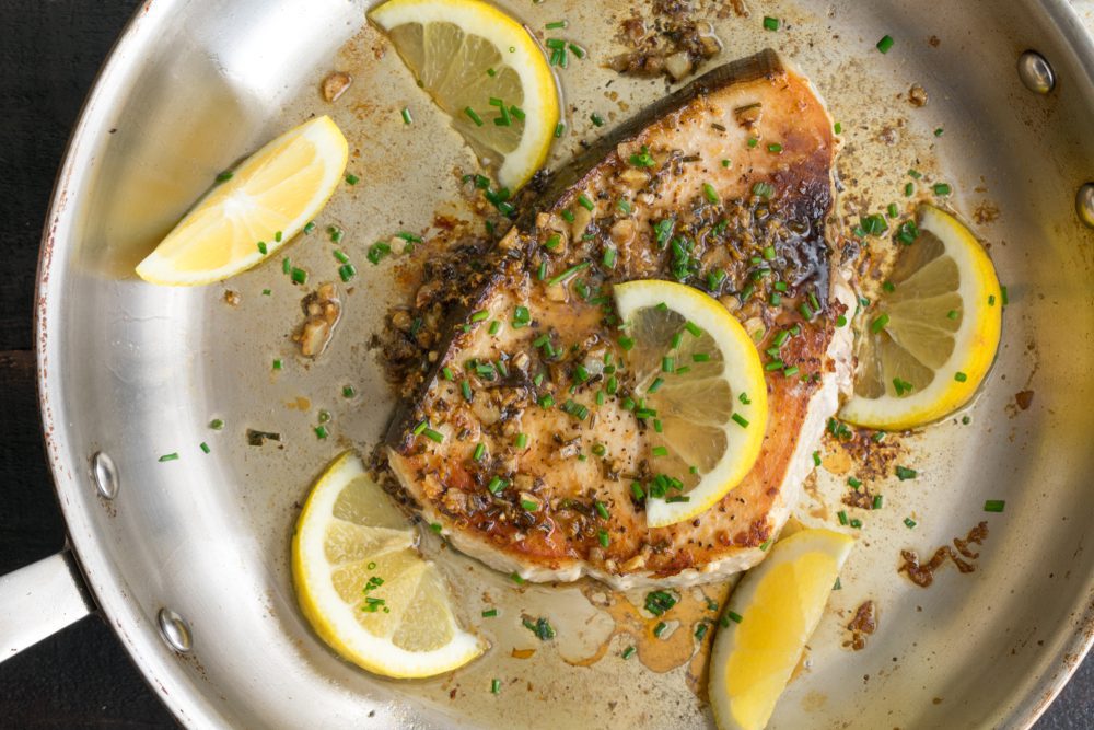 Pesce spada alla piastra