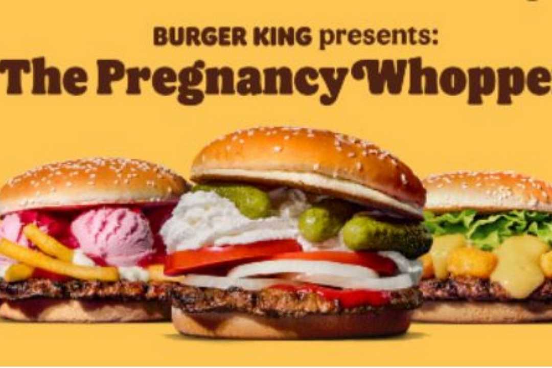 Burger King lancia i Pregnancy Whopper: panini assurdi per le voglie della gravidanza