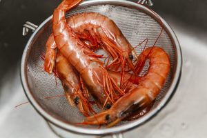 gamberoni in un colino