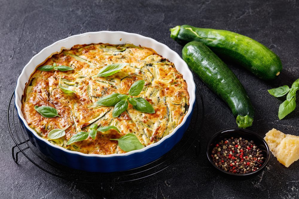 Torta salata di zucchine