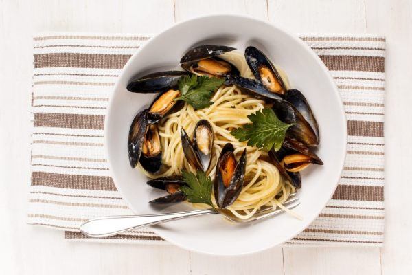 spaghetti con le cozze