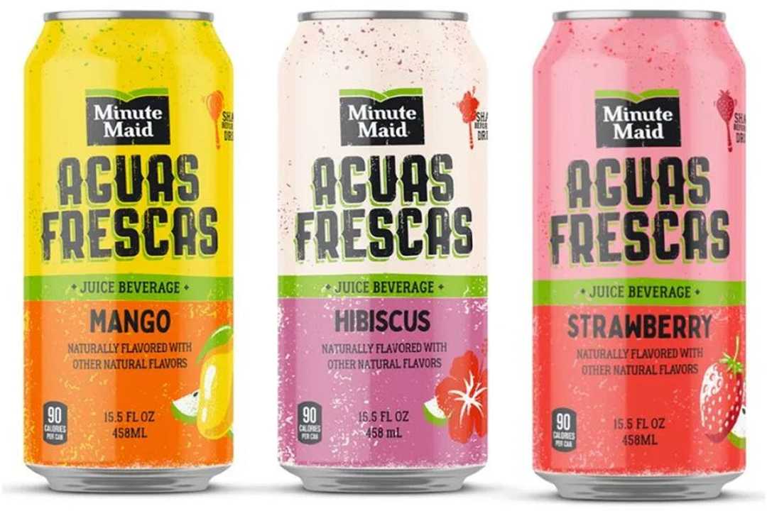 Coca Cola lancia Aguas Frescas, una linea di succhi a gusto ibisco, mango e fragola