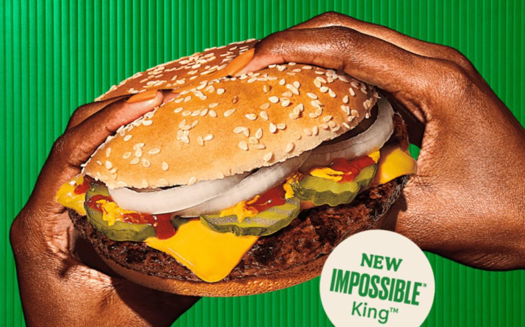 Burger King USA lancia due nuovi Impossible Burger: King e Southwest Bacon