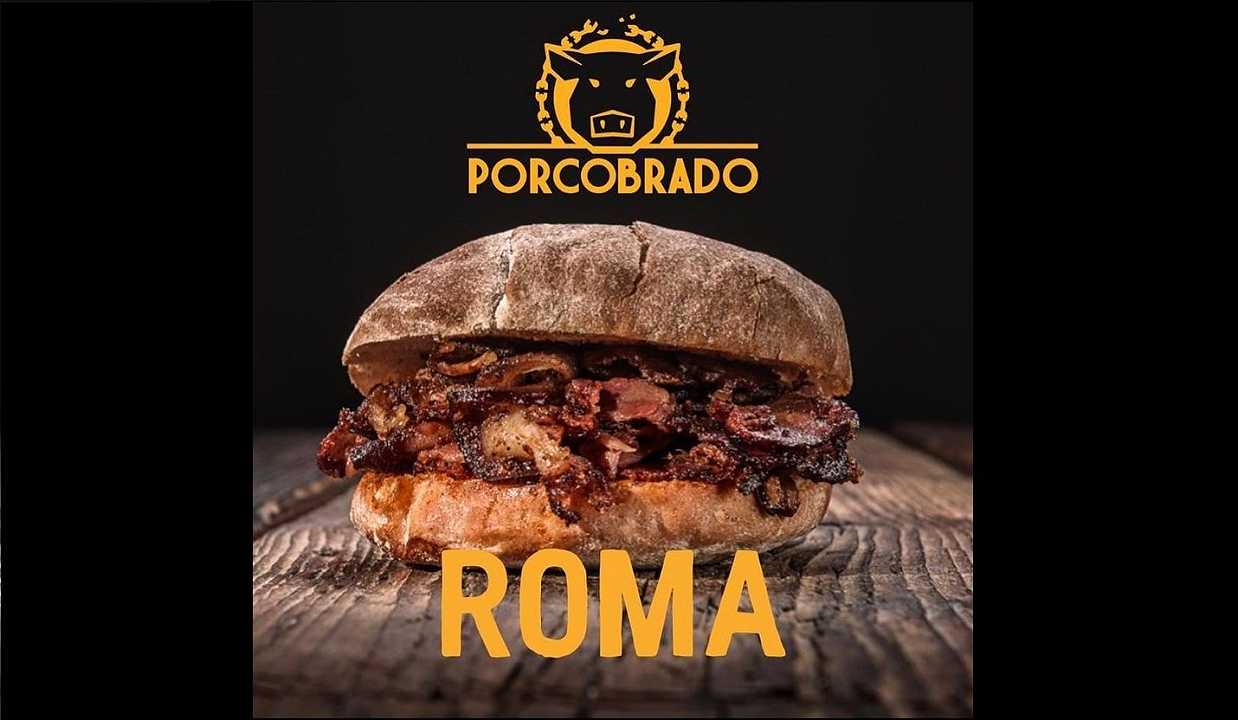 Porcobrado, il panino con carne di maiale di Cortona, sbarca a Roma