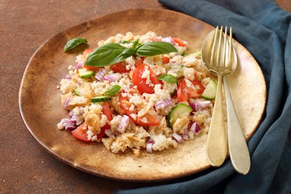 panzanella nel piatto