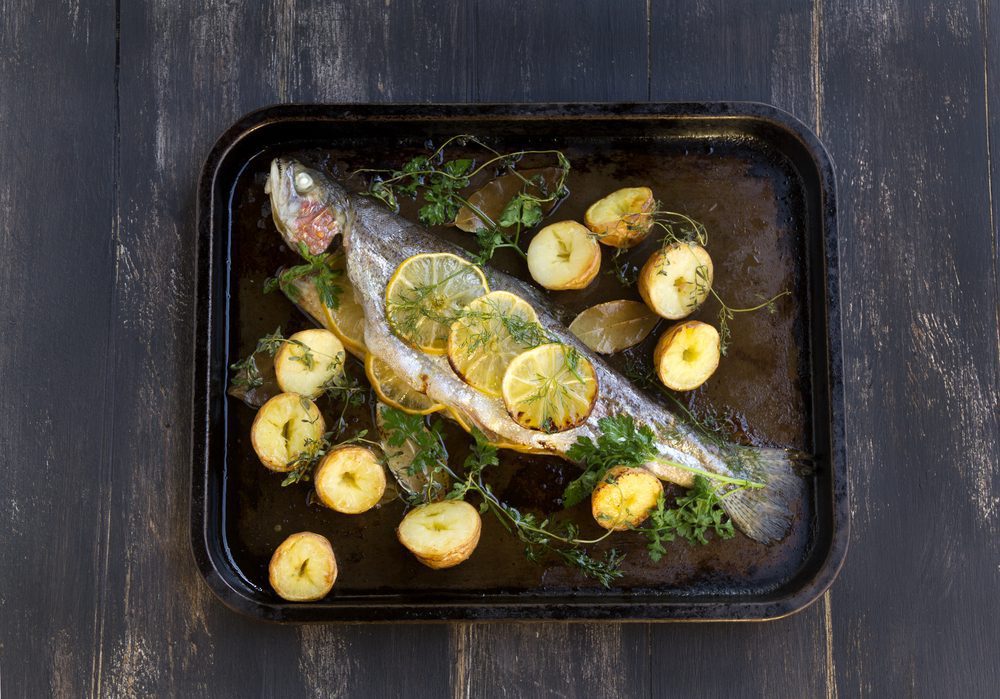 Trota al forno