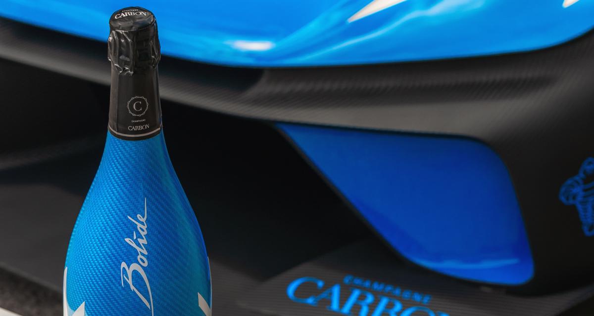 Champagne, Bugatti realizza una bottiglia in fibra di carbonio ispirata alle proprie auto