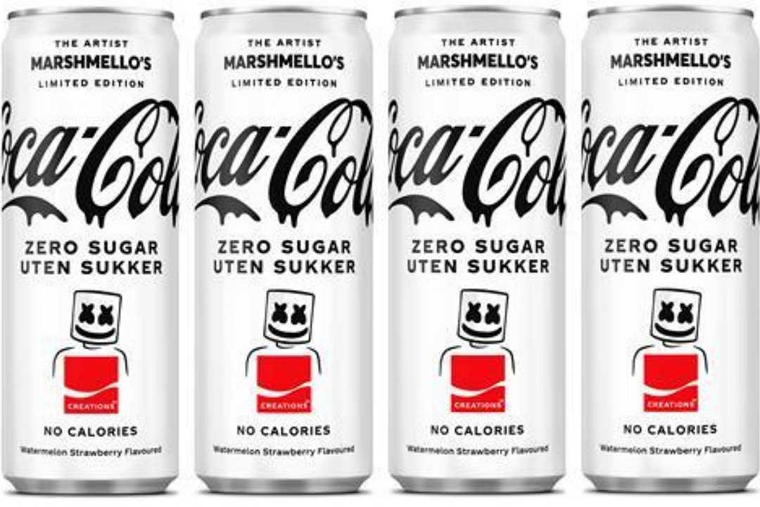 Coca Cola crea un’edizione limitata con Marshmello: sarà disponibile solo nel Regno Unito