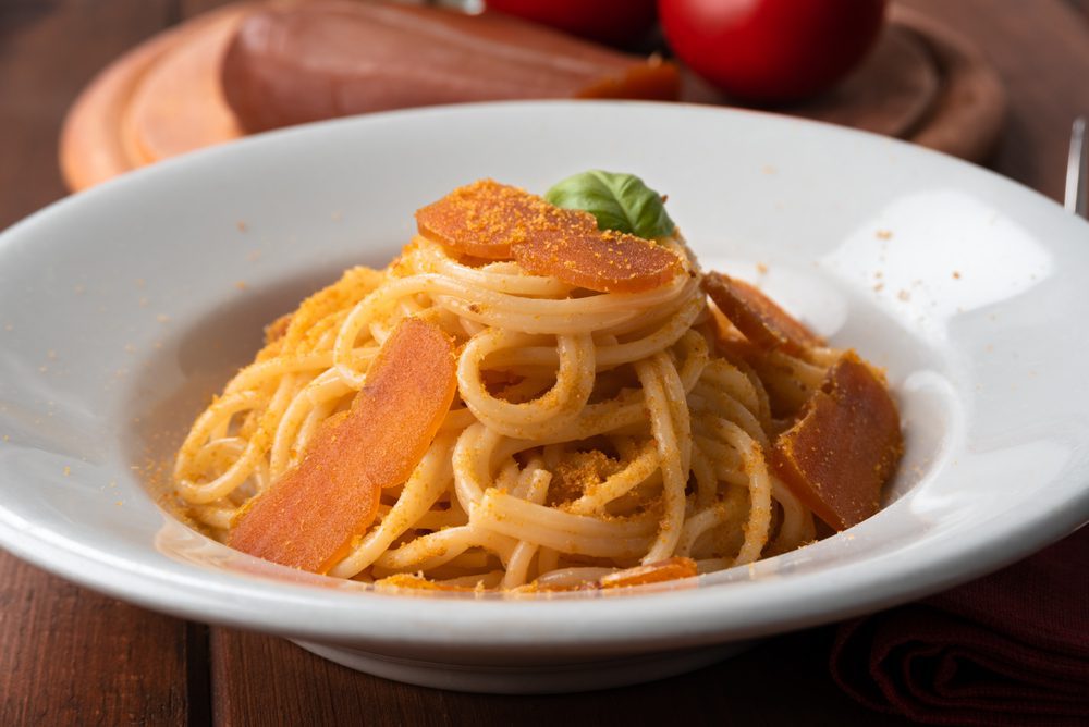 spaghetti con la bottarga