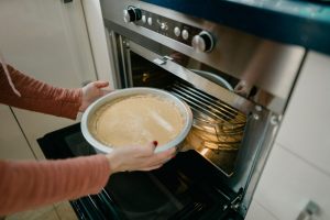 crostata messa in forno