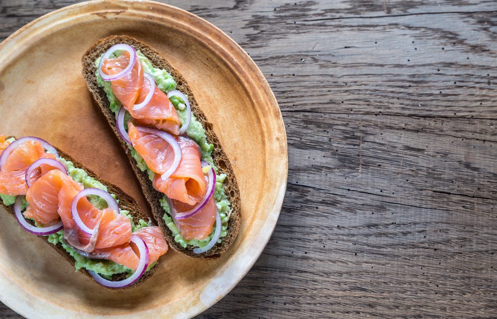Avocado toast al salmone