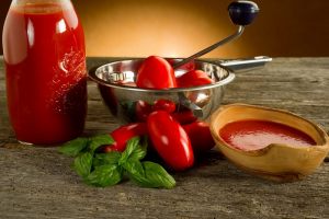 pomodori nel passaverdure