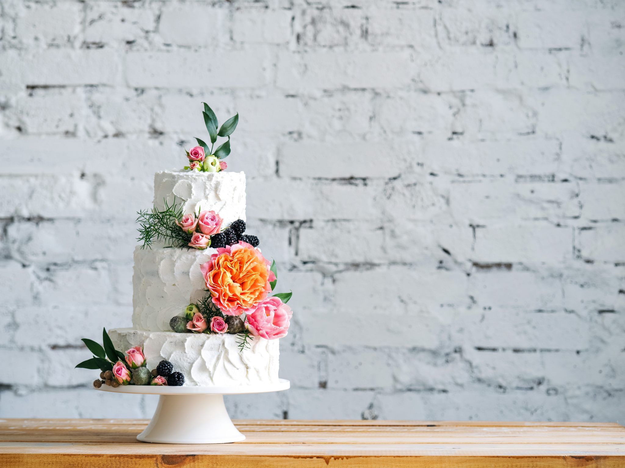 torta di nozze fiori