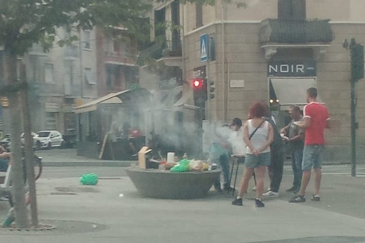 Torino: grigliata in mezzo alla strada, i residenti chiedono di trovare i responsabili