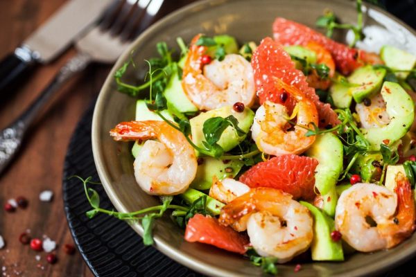 insalata di gamberi